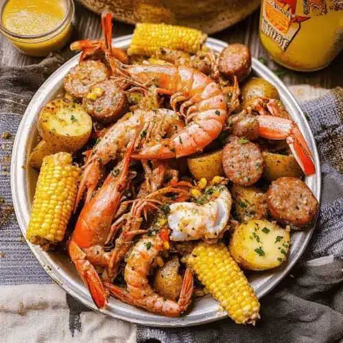 Cajun Seafood Boil with Garlic Butter Sauce