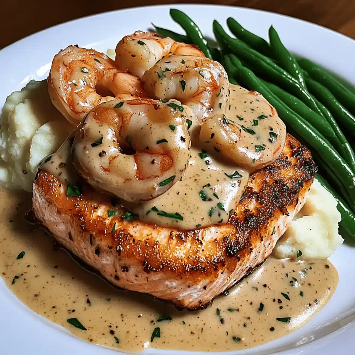 Cajun Shrimp and Salmon