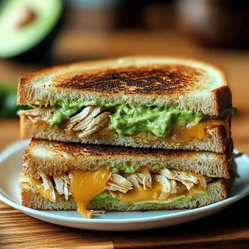 Chicken Avocado Melt Sandwich
