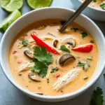 Crockpot Thai Coconut Chicken Soup