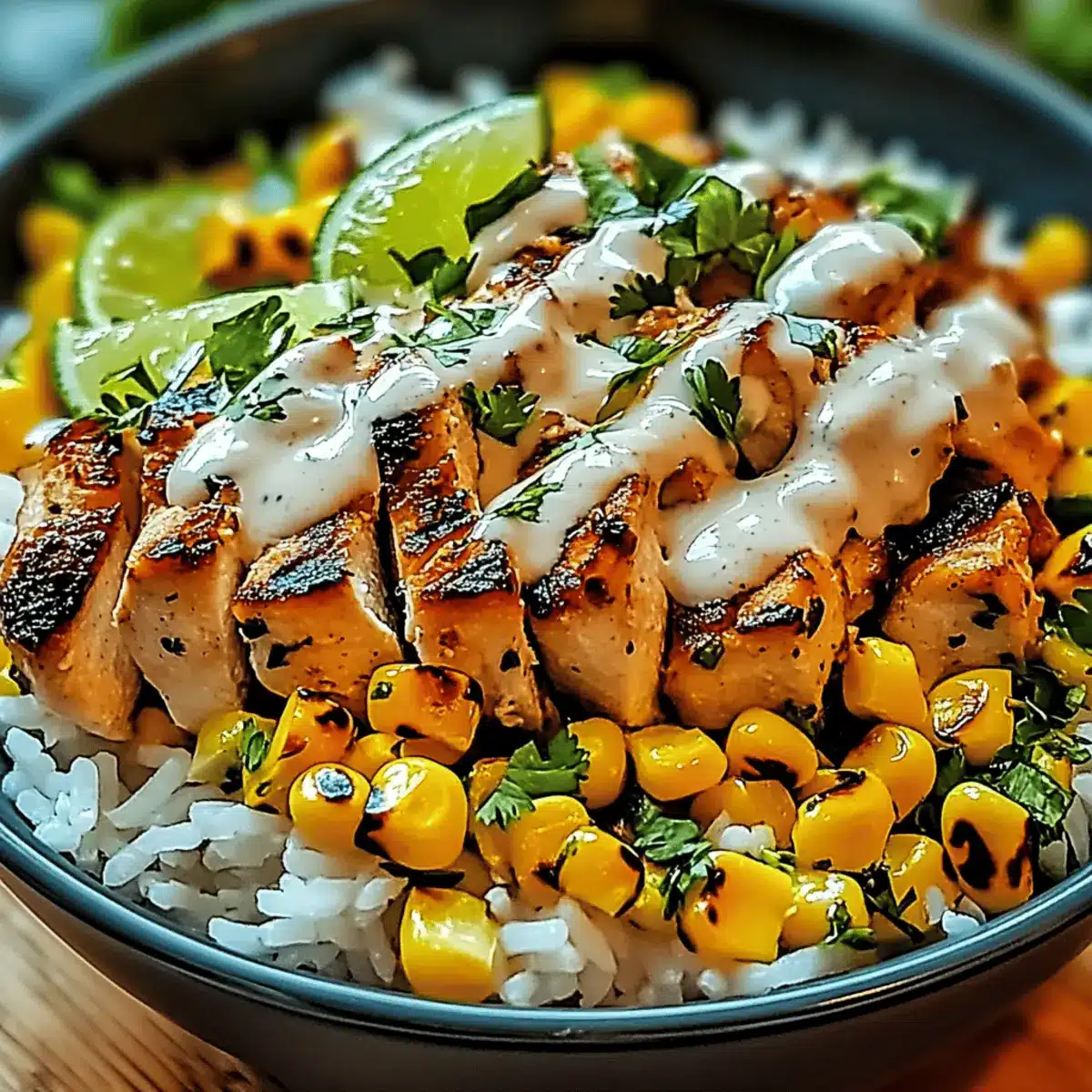 Flavorful Street Corn Chicken Rice