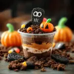 Graveyard Pudding Cookie Cups