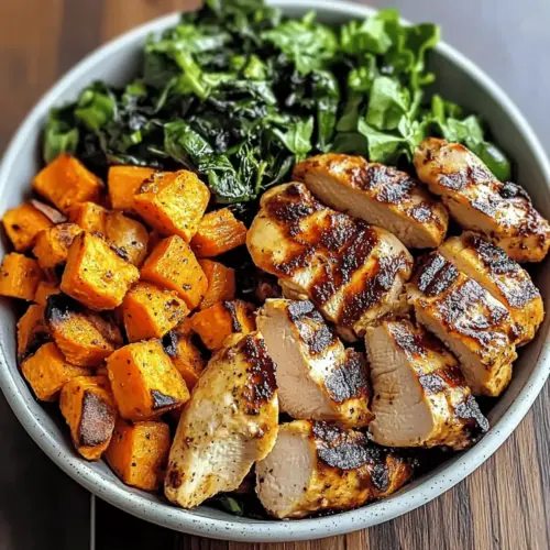 Grilled Chicken & Sweet Potato Bowl