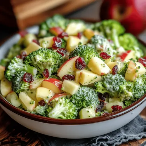 Honeycrisp Apple Broccoli Salad