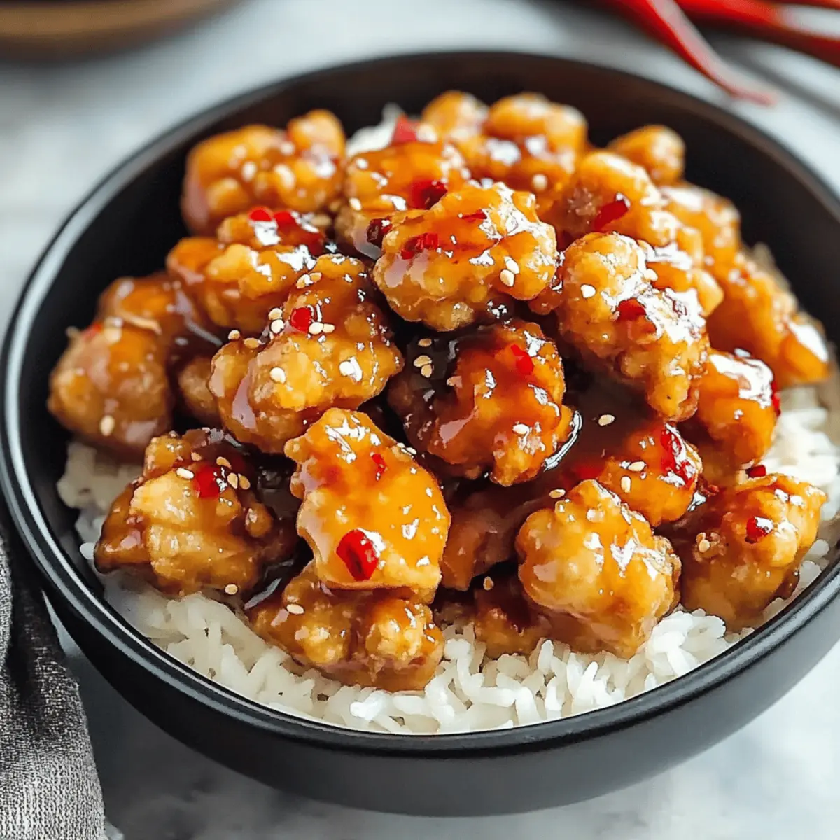 Hot Orange Chicken (Panda Express Copycat)