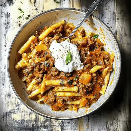 Pumpkin Beef Bolognese