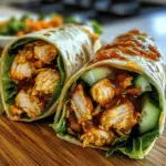 Sweet Chili Chicken Wraps