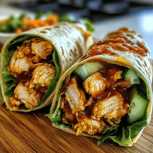 Sweet Chili Chicken Wraps