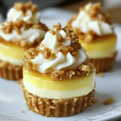 Apple Crisp Mini Cheesecakes
