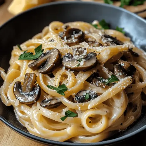 Caramelized Leek and Mushroom Gruyere Pasta