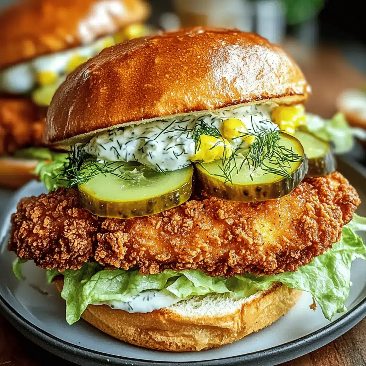 Crispy Dill Chicken Sandwich