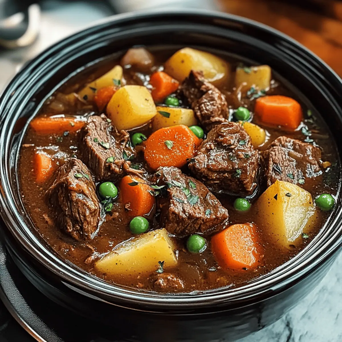 Easy Crock Pot Beef Stew Recipe
