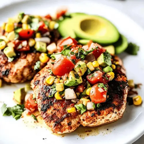 Fiesta Lime Chicken with Avocado Salsa