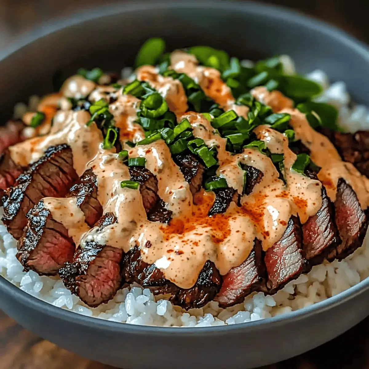 Korean BBQ Steak Rice Bowls