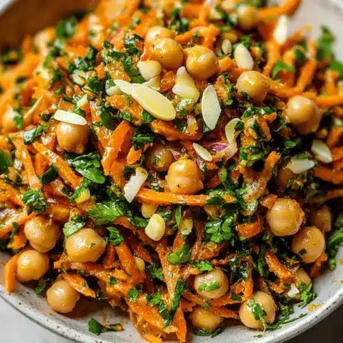 Moroccan Carrot and Chickpea Salad