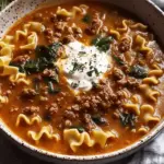 Mouthwatering One Pot Lasagna Soup