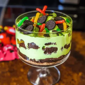 Oogie Boogie Halloween Trifle