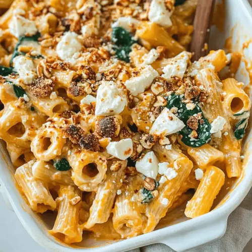 Pumpkin Feta Pasta