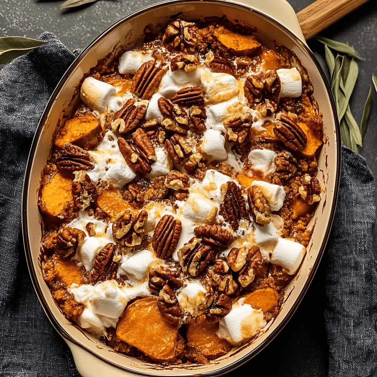 Southern Maple Sweet Potato Casserole