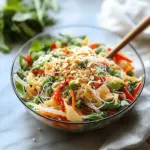 Spring Roll Salad with Spicy Ginger Dressing