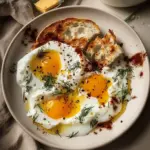 Turkish Eggs with Creamy Yogurt & Butter Sauce