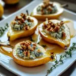 Elegant Blue Cheese Stuffed Pears