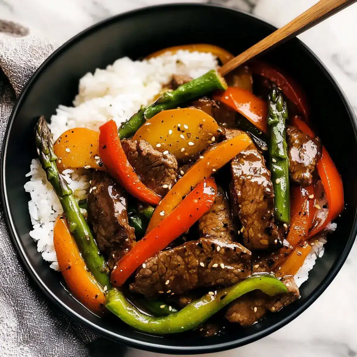 Extra Veggie Steak Stir Fry