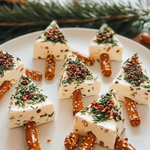 Christmas Tree Cheese Bites