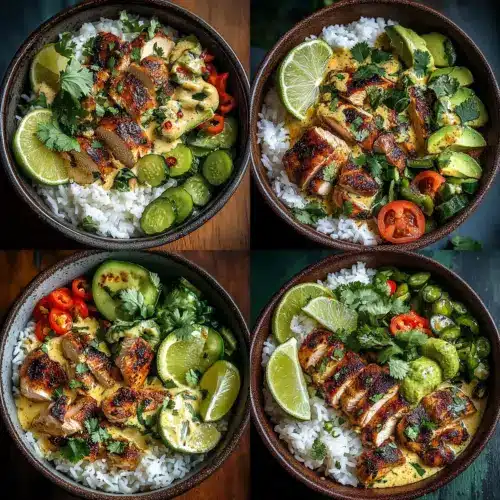 Coconut Chicken Rice Bowl