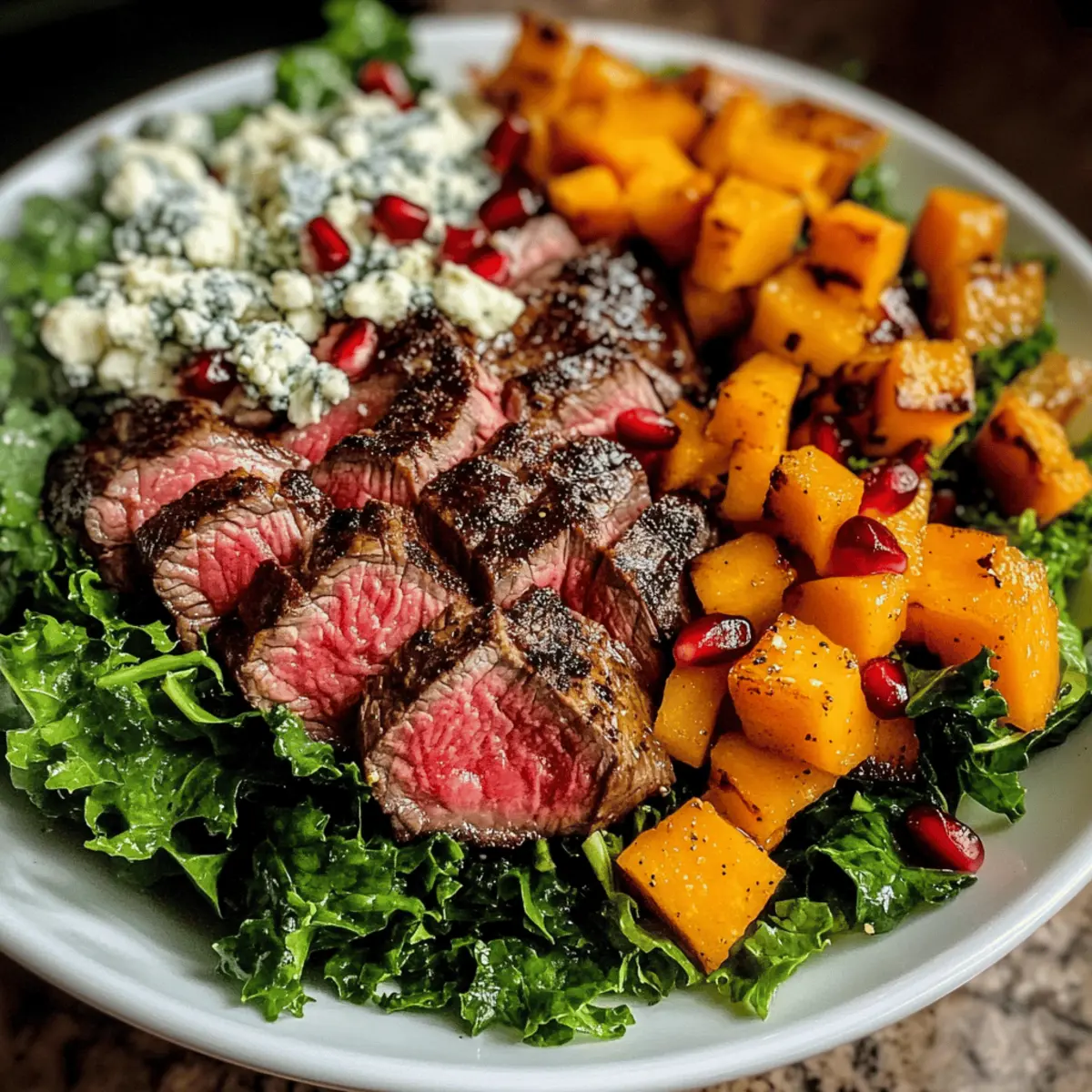 Fall Harvest Steak Salad