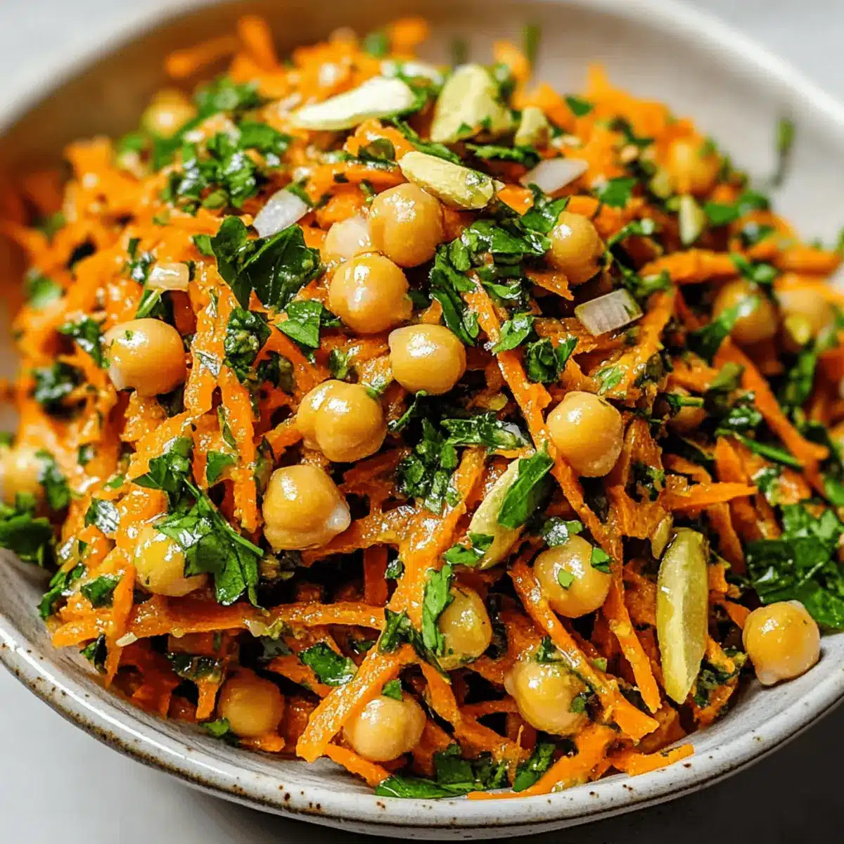 Moroccan Carrot and Chickpea Salad