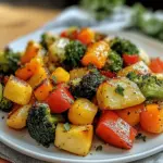 Savory Garlic Butter Roasted Veggies