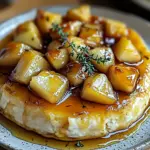 Golden Baked Brie with Caramelized Apples