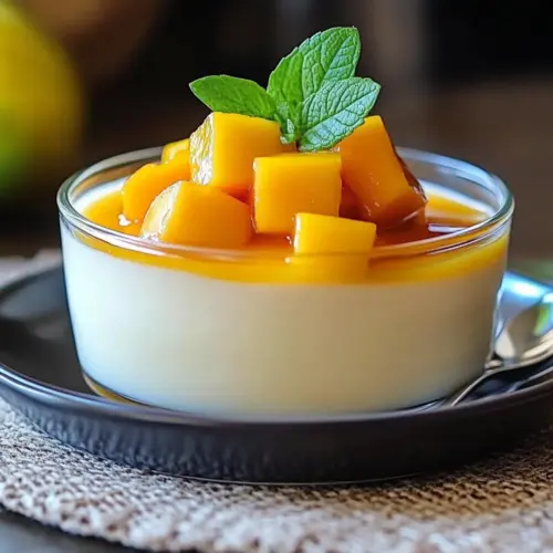 Easy Mango Panna Cotta Recipe
