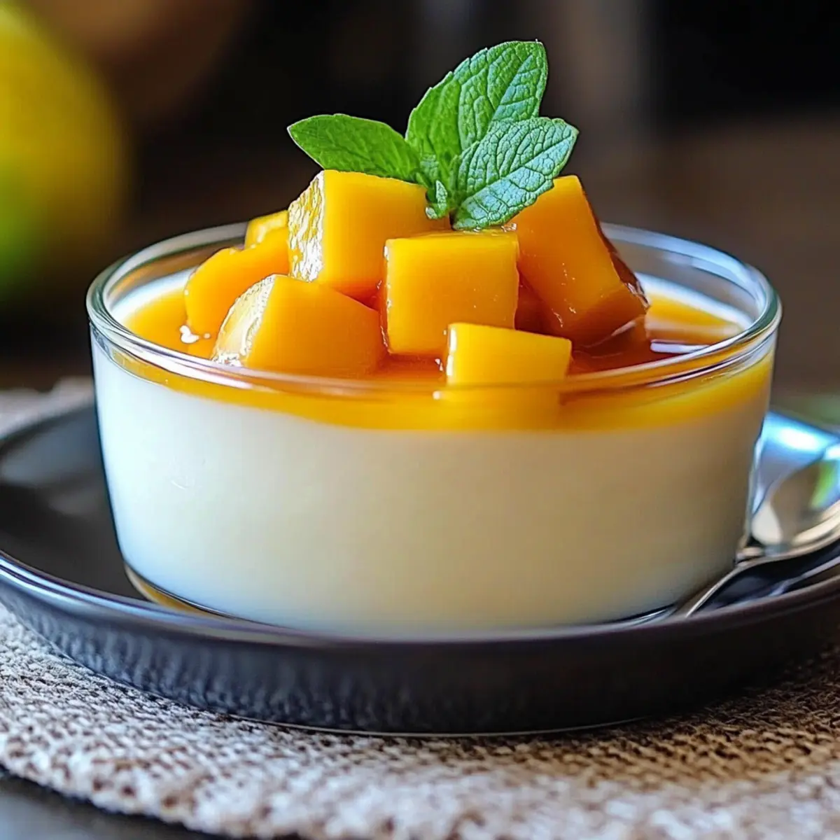 Easy Mango Panna Cotta Recipe