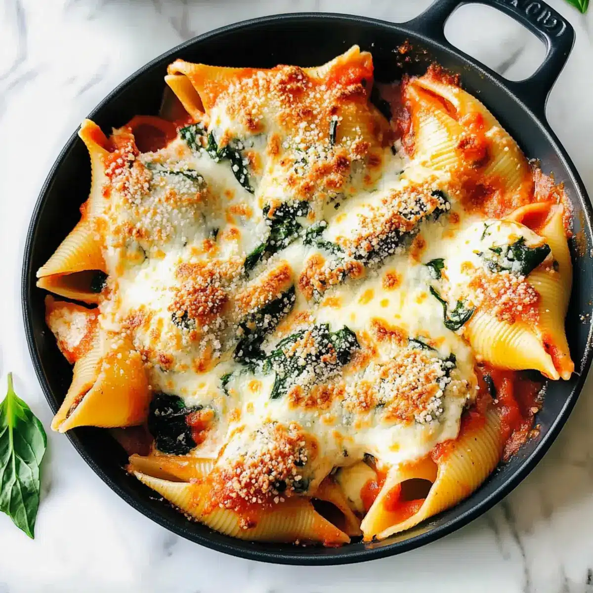 Easy and Healthy Vegetarian Stuffed Pasta Shells