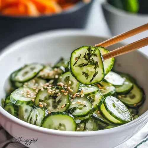 Japanese Cucumber Salad {Sunomono}