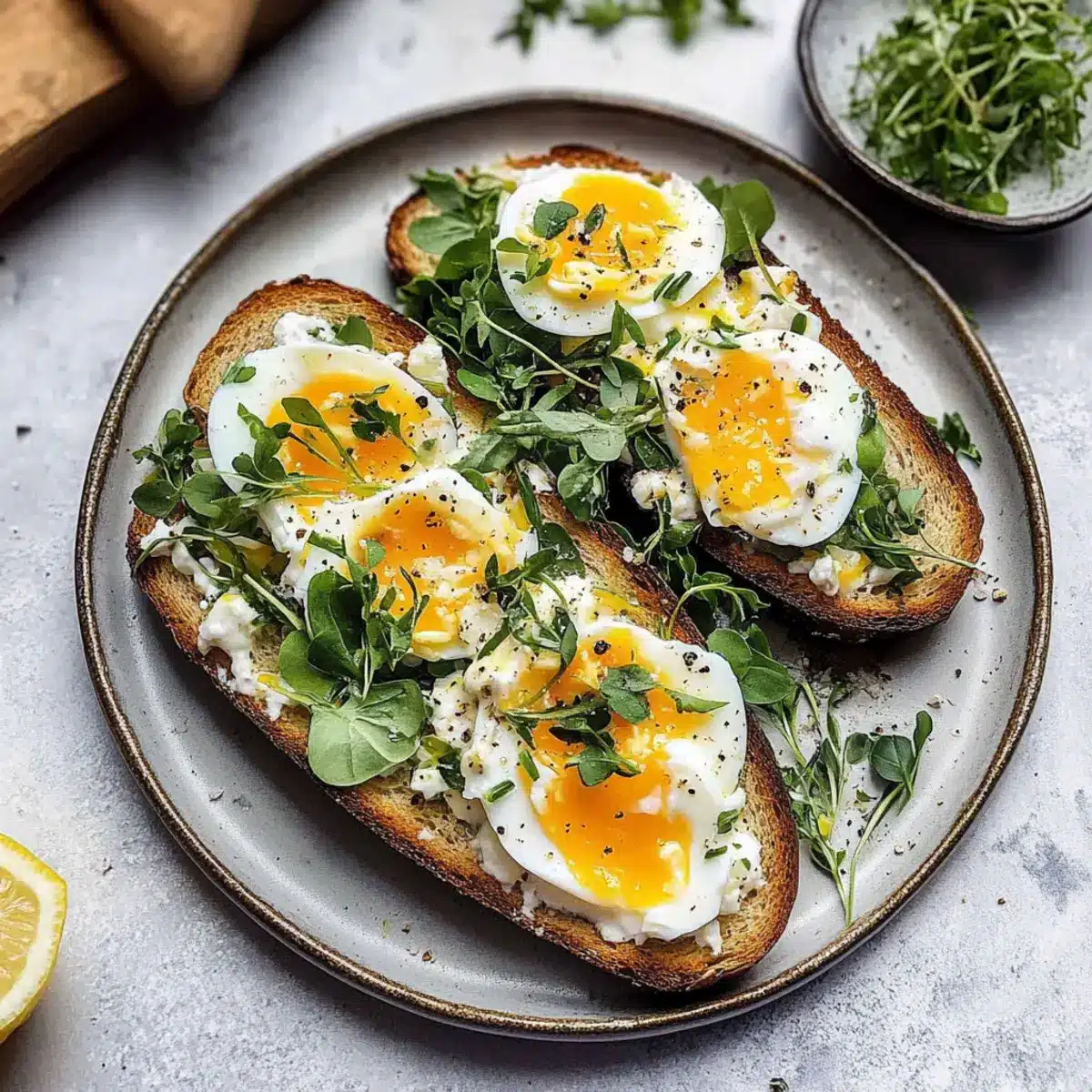 Smashed 7-Minute Eggs On Toast