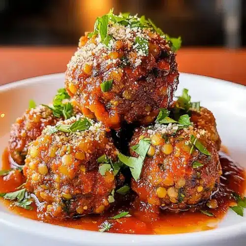 Easy Vegetarian Lentil Meatballs Recipe