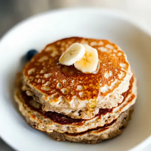 Fluffy Oatmeal Pancakes Without Banana (flourless)