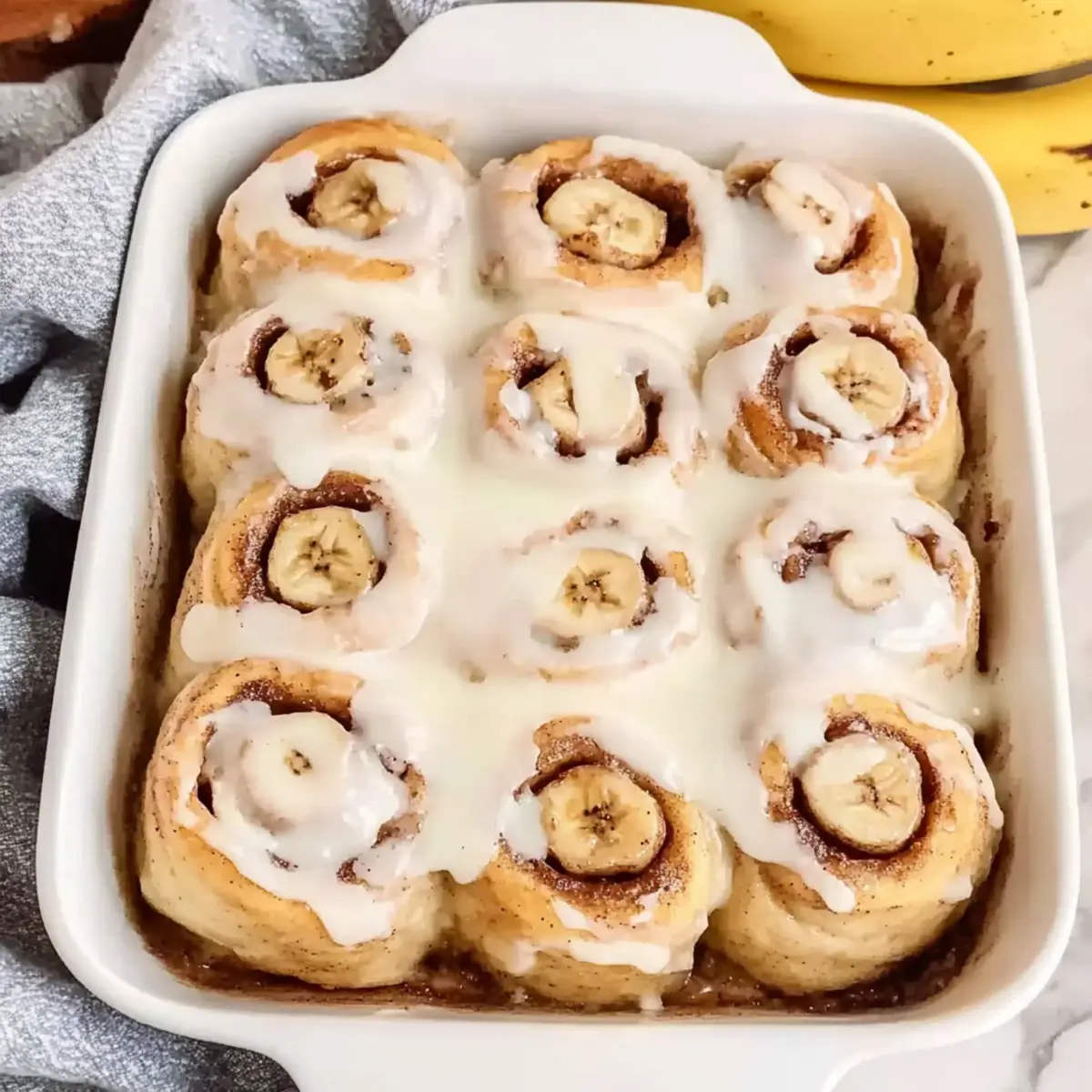 Banana Bread Cinnamon Rolls