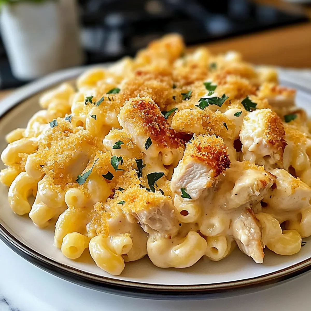 Creamy Chicken Mac and Cheese Recipe