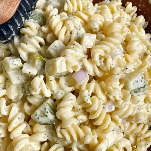 Dill Pickle Pasta Salad