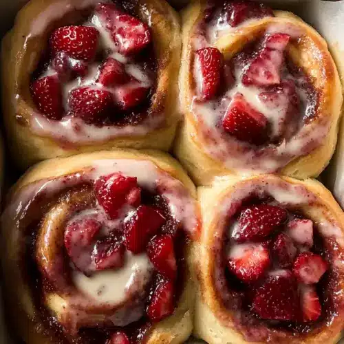 Strawberry Cinnamon Rolls