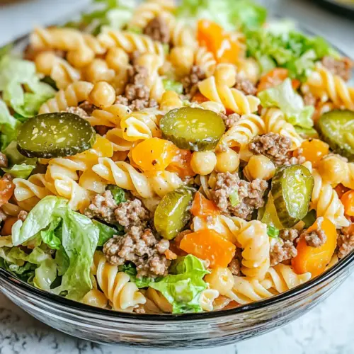 Big Mac Pasta Salad