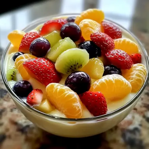 Vanilla Pudding Fruit Salad