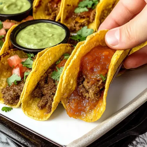 Crispy Baked Beef Tacos