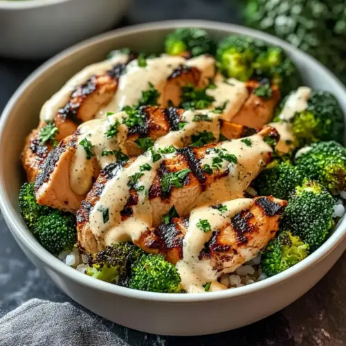 Grilled Chicken & Broccoli Bowls