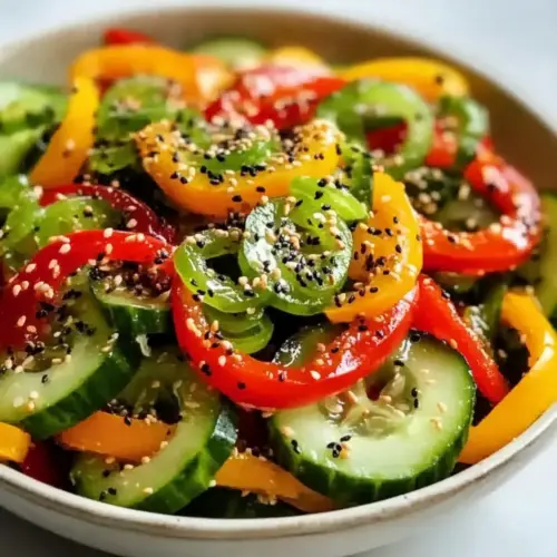 Cucumber Sweet Pepper Salad