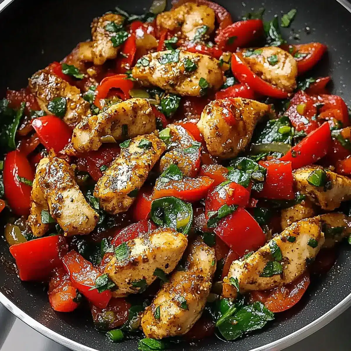 Mediterranean Chicken Stir Fry